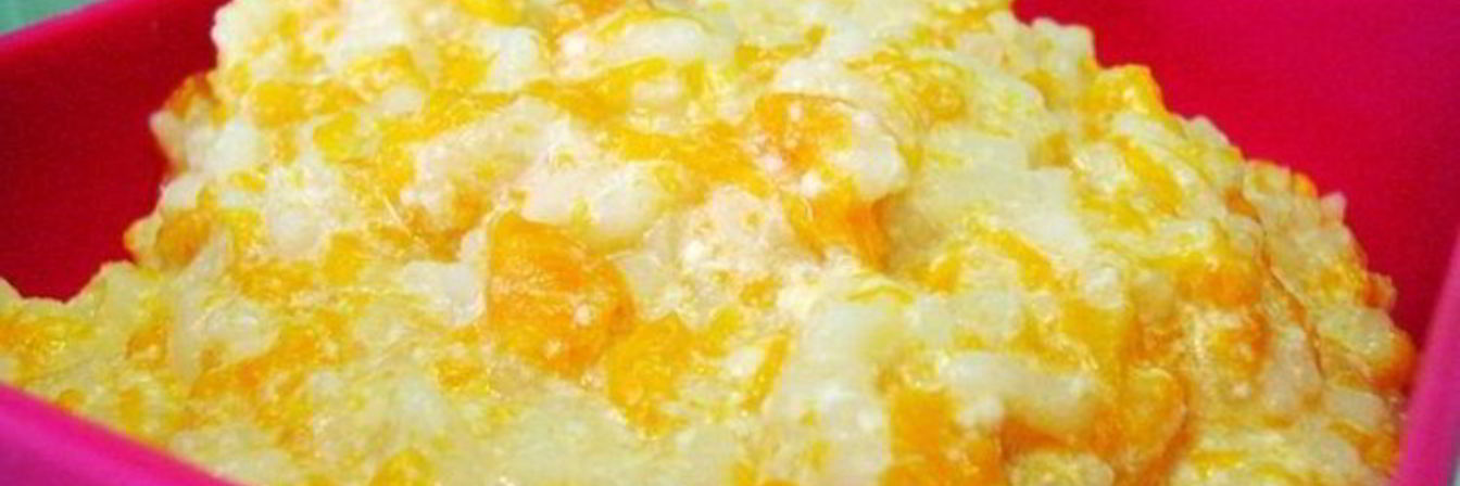 Каша из тыквы с рисом в мультиварке