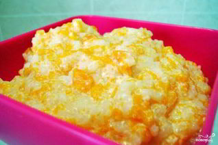 Каша из тыквы с рисом в мультиварке