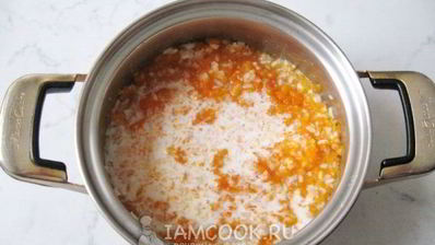 каша из тыквы с рисом