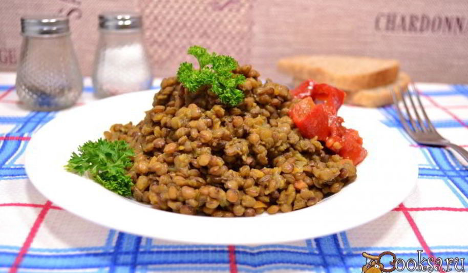 Рецепт каши из зеленой чечевицы в мультиварке