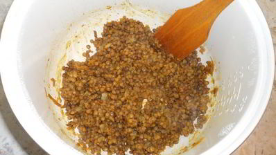 каша из зеленой чечевицы в мультиварке