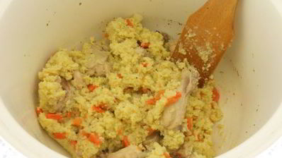 каша пшенная с куриными крылышками в мультиварке