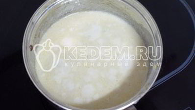 каша рисовая с бананом и черносливом