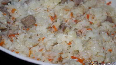 каша рисовая с индейкой