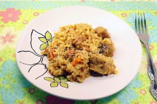 Каша рисовая с мясом