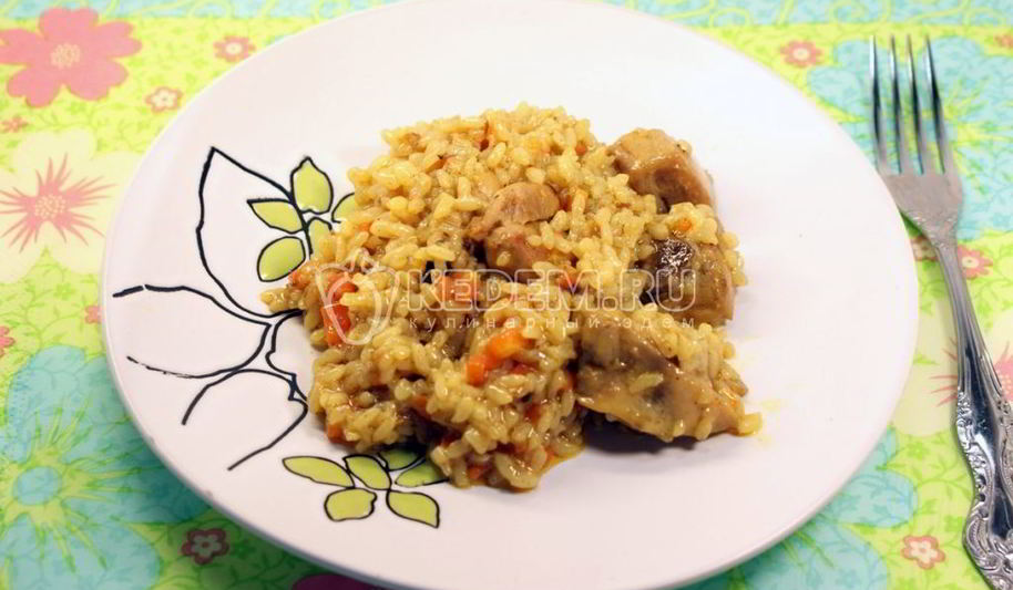 Рецепт каши рисовой с мясом