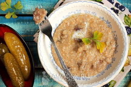Каша с мясом в мультиварке