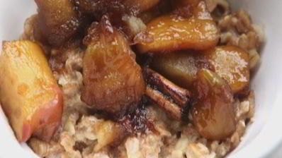 каша с пряными яблоками