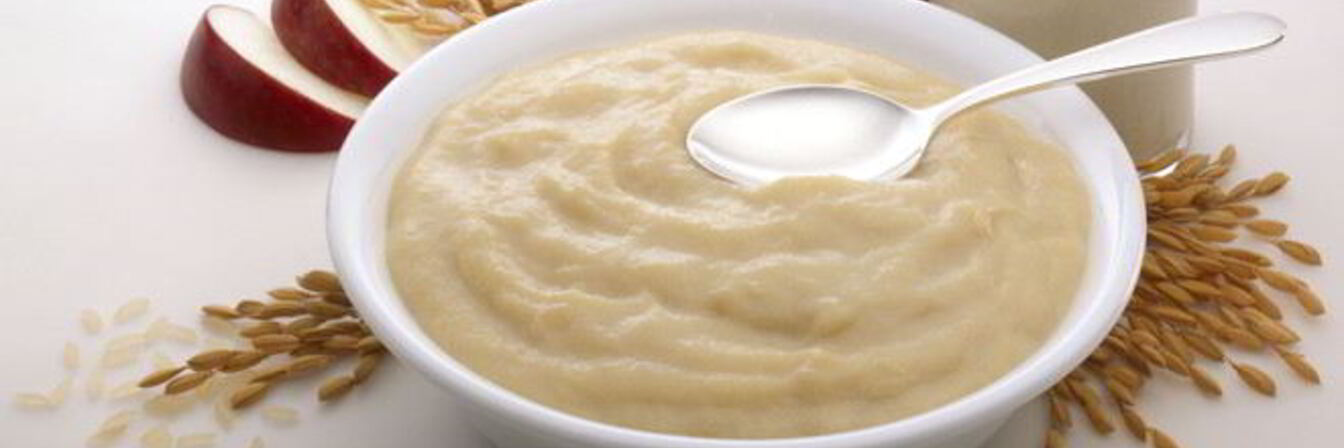 Каша с яблоками