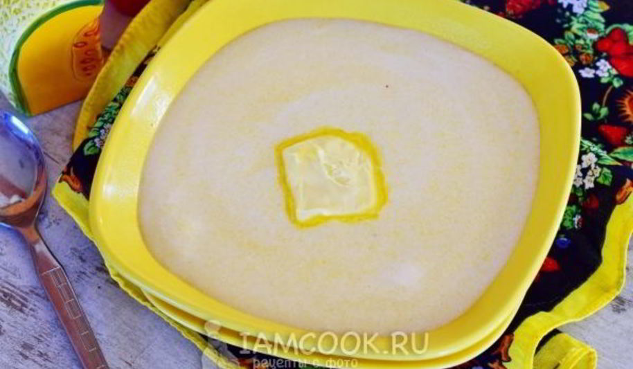 Рецепт кукурузной каши на молоке для детей