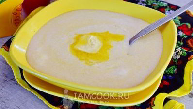 кукурузная каша на молоке для детей
