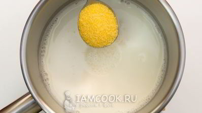 кукурузная каша на молоке