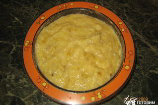 Кукурузная каша с бананом