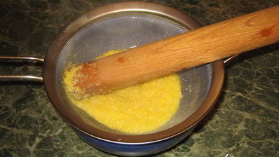 кукурузная каша с бананом