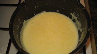 кукурузная каша с бананом