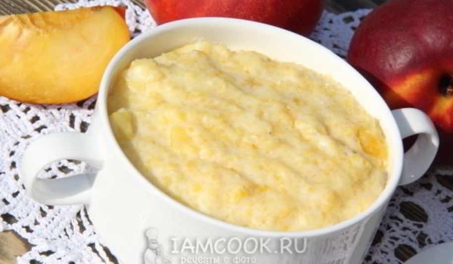 Рецепт кукурузной каши с нектарином