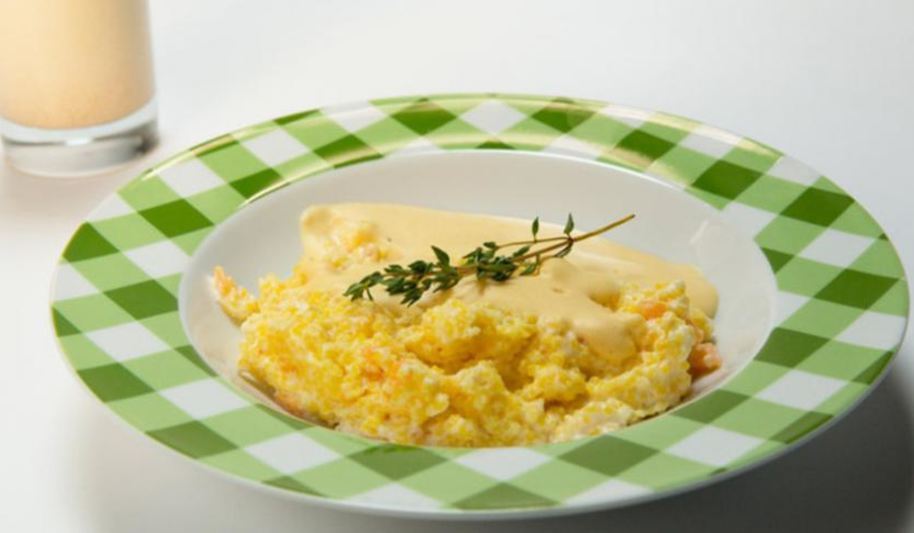 Рецепт кукурузной каши с тыквенным кремом