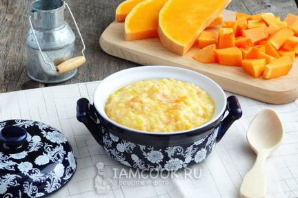 Кукурузная каша с тыквой в мультиварке