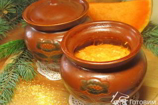 Кукурузная каша с тыквой