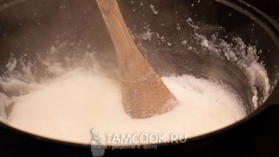 полента с сыром