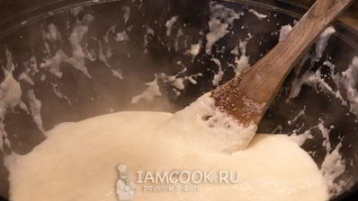 полента с сыром