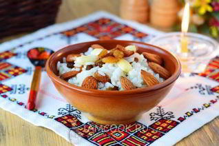 Кутья из риса с изюмом поминальная