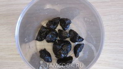 льняная каша с черносливом