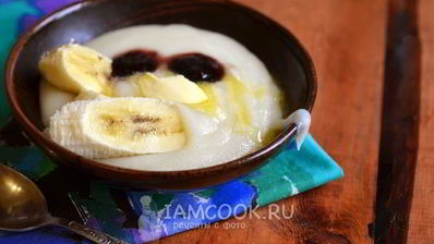 манная каша на сухом молоке