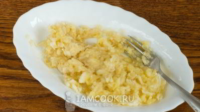 манная каша с бананом