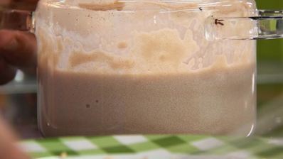 манная каша с кофе