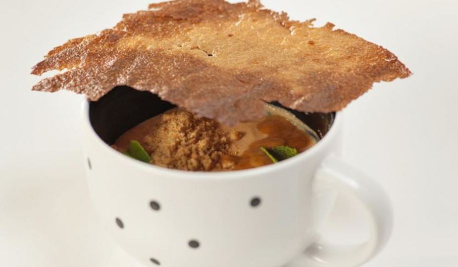 Рецепт манной каши с соленой карамелью