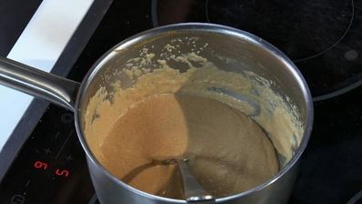 манная каша с соленой карамелью