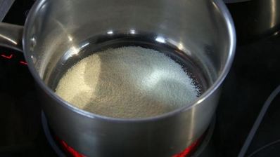 манная каша с соленой карамелью