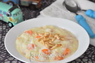 Манная каша с тыквой