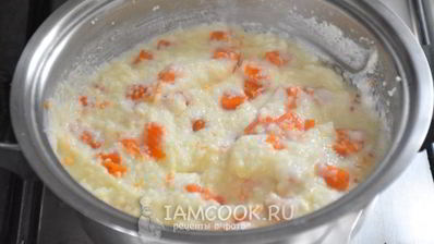 манная каша с тыквой