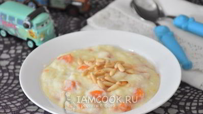 манная каша с тыквой