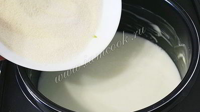 манная каша в мультиварке