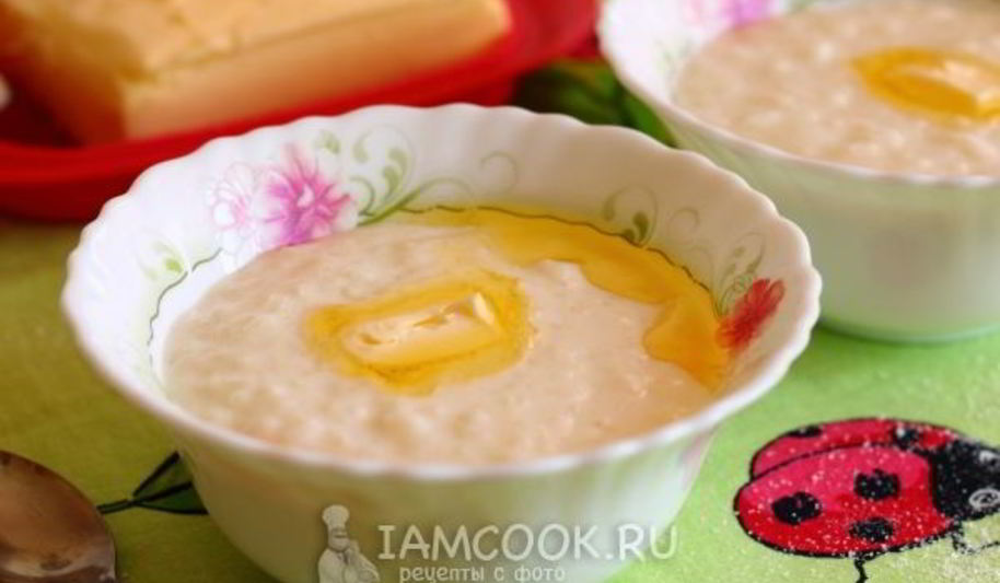 Рецепт молочной каши из риса и манки