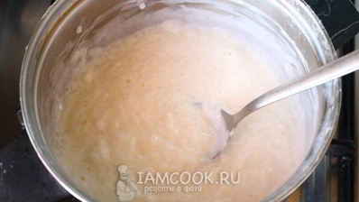 молочная каша из риса и манки