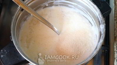 молочная каша из риса и манки