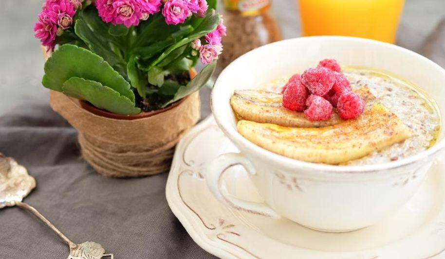 Рецепт многозерновой каши с запеченным бананом