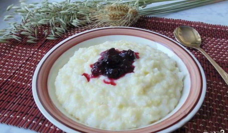 Рецепт молочной каши из риса и пшена
