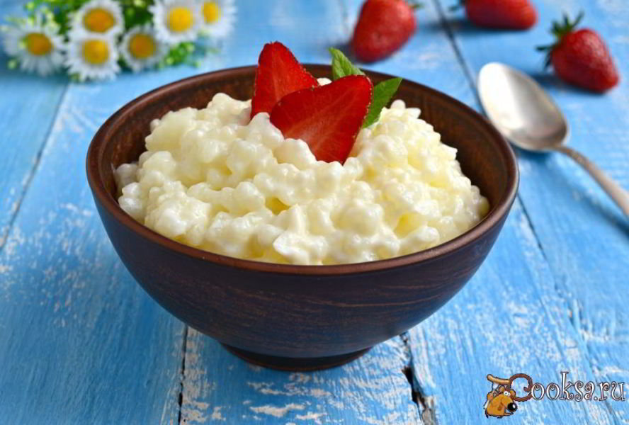 Молочная каша из саго в мультиварке