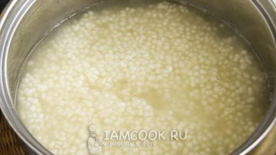 молочная каша из саго