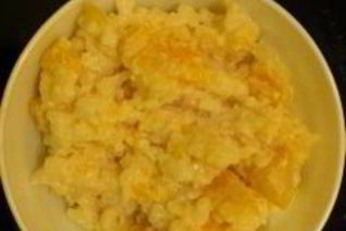 Молочная каша с тыквой