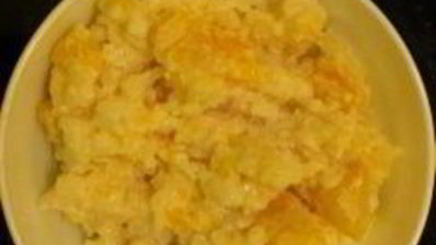 молочная каша с тыквой