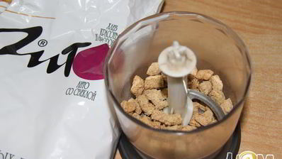 мясная каша с отрубями