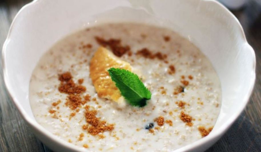 Рецепт овсяной каши с крем-брюле