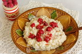 Карамельная овсяная каша