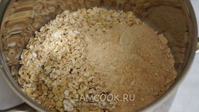 карамельная овсяная каша